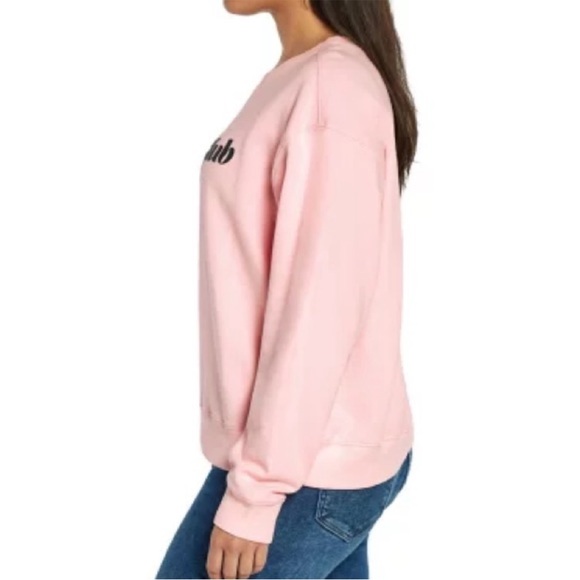 Wildfox Large Sweatshirt CrewNeck Brunch Club Every Day in Pale Lilac NWT - Picture 5 of 13